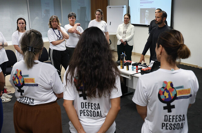 Curso de defesa pessoal mobiliza mulheres do Judiciário em Santa Catarina