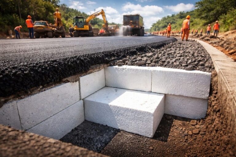 SC usa “isopor” e antecipa obra na BR-101