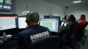 chamada 193 pelo aplicativo CBMSC Cidadão