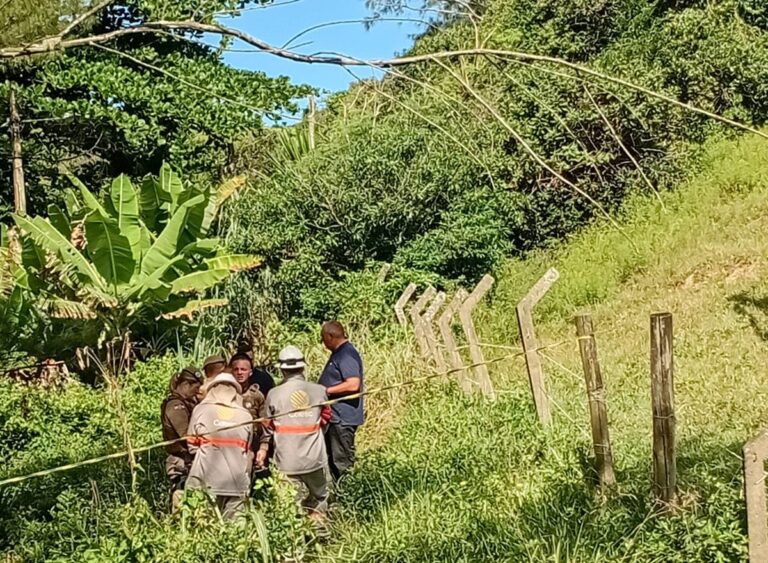 acidente elétrico Imbituba Praia Ribanceira