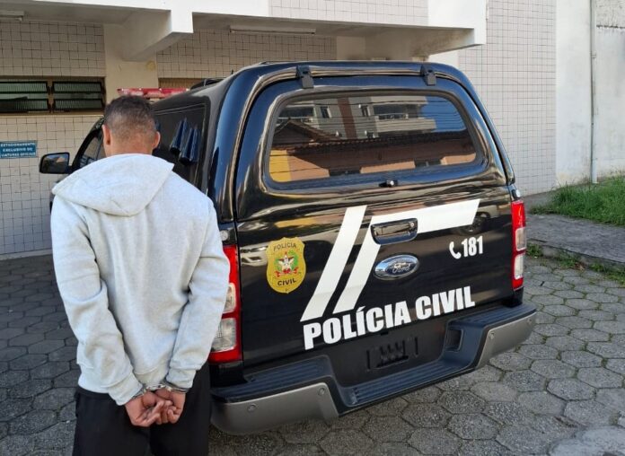 foragido homicídio preso SC