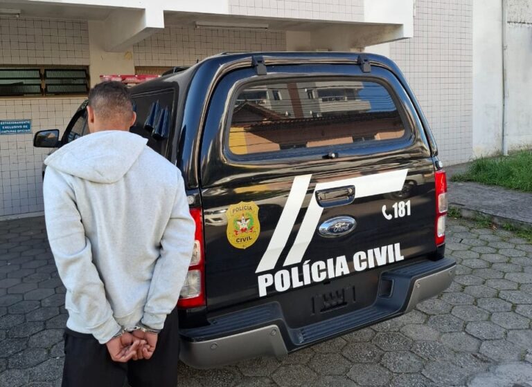 foragido homicídio preso SC
