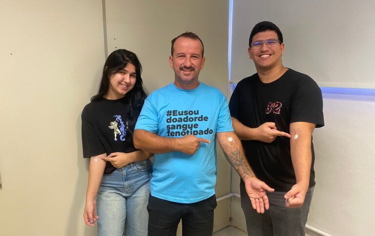 HEMOSC incentiva doação de sangue em família durante o mês de maio