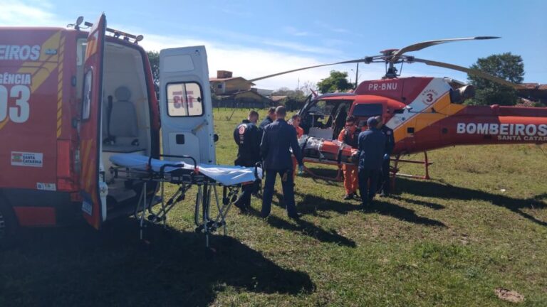 Bombeiros atendem três ocorrências graves em uma semana e acionam suporte aéreo