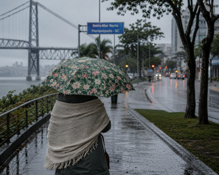 Santa Catarina terá sexta-feira de frio, chuva e céu encoberto em várias regiões
