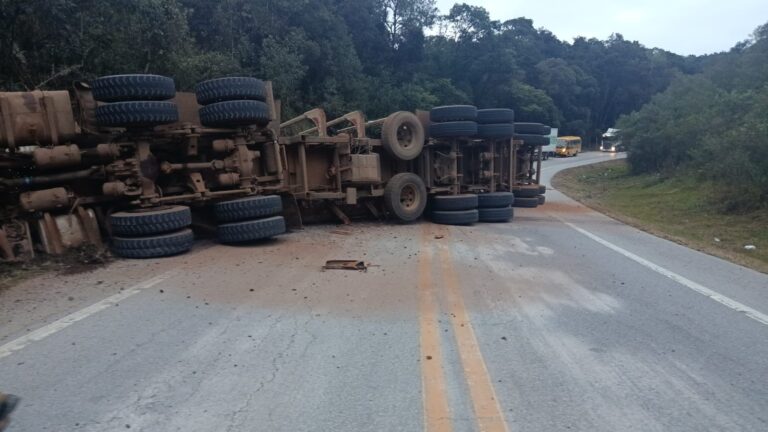 bloqueio na BR-282