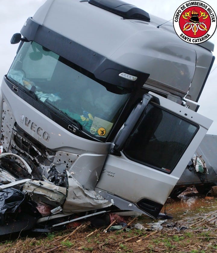 acidente BR-470 Campos Novos