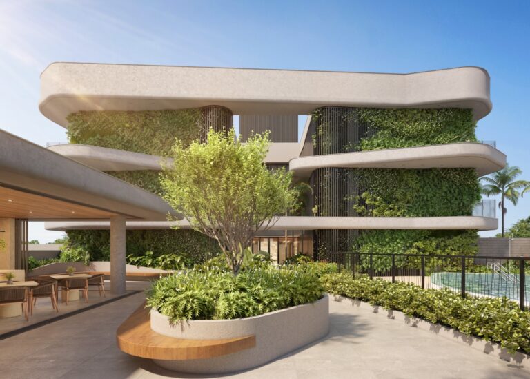 Empreendimentos de alto padrão no litoral norte de Santa Catarina apostam em arquitetura autoral, integração com a natureza e projetos assinados por grandes nomes.