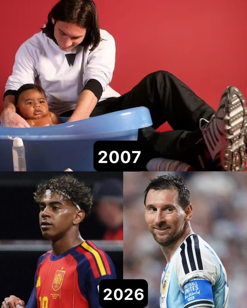 Messi e Lamine Yamal