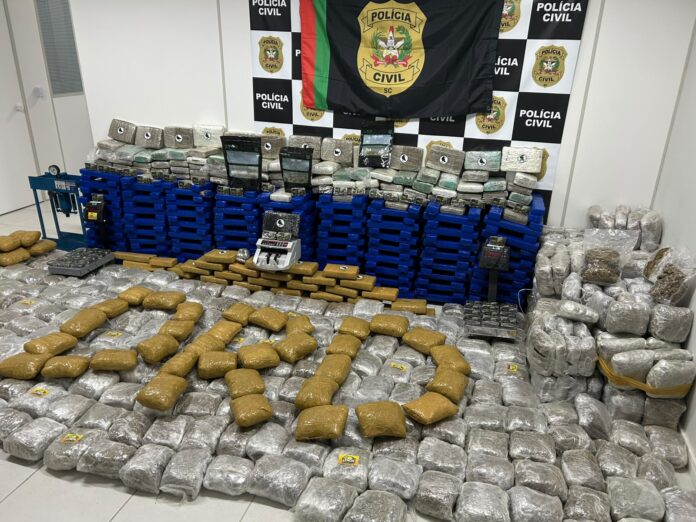 apreensão de drogas em SC