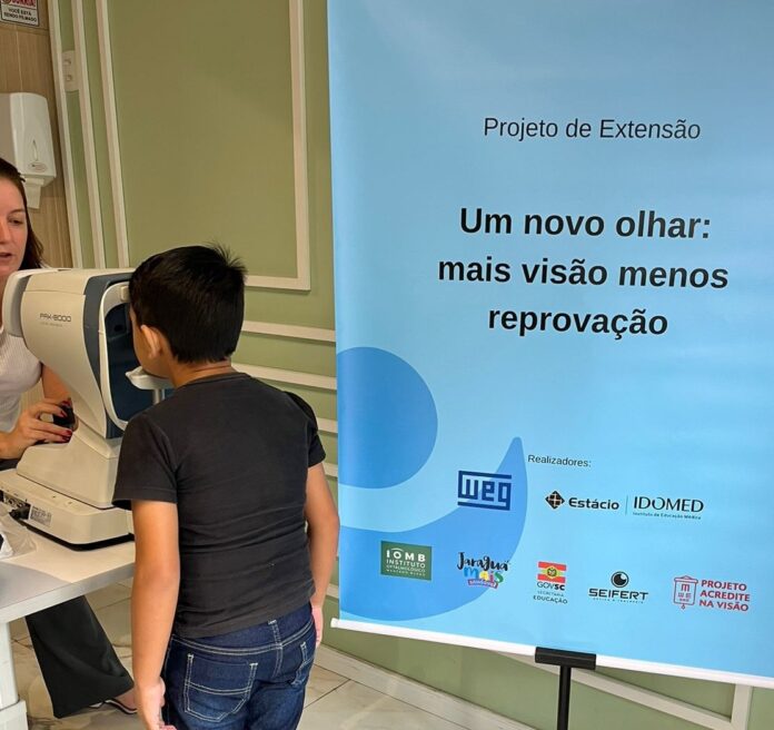 Avaliação da visão de estudantes em Jaraguá do Sul