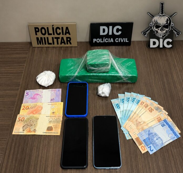 Casal preso por tráfico em Ituporanga