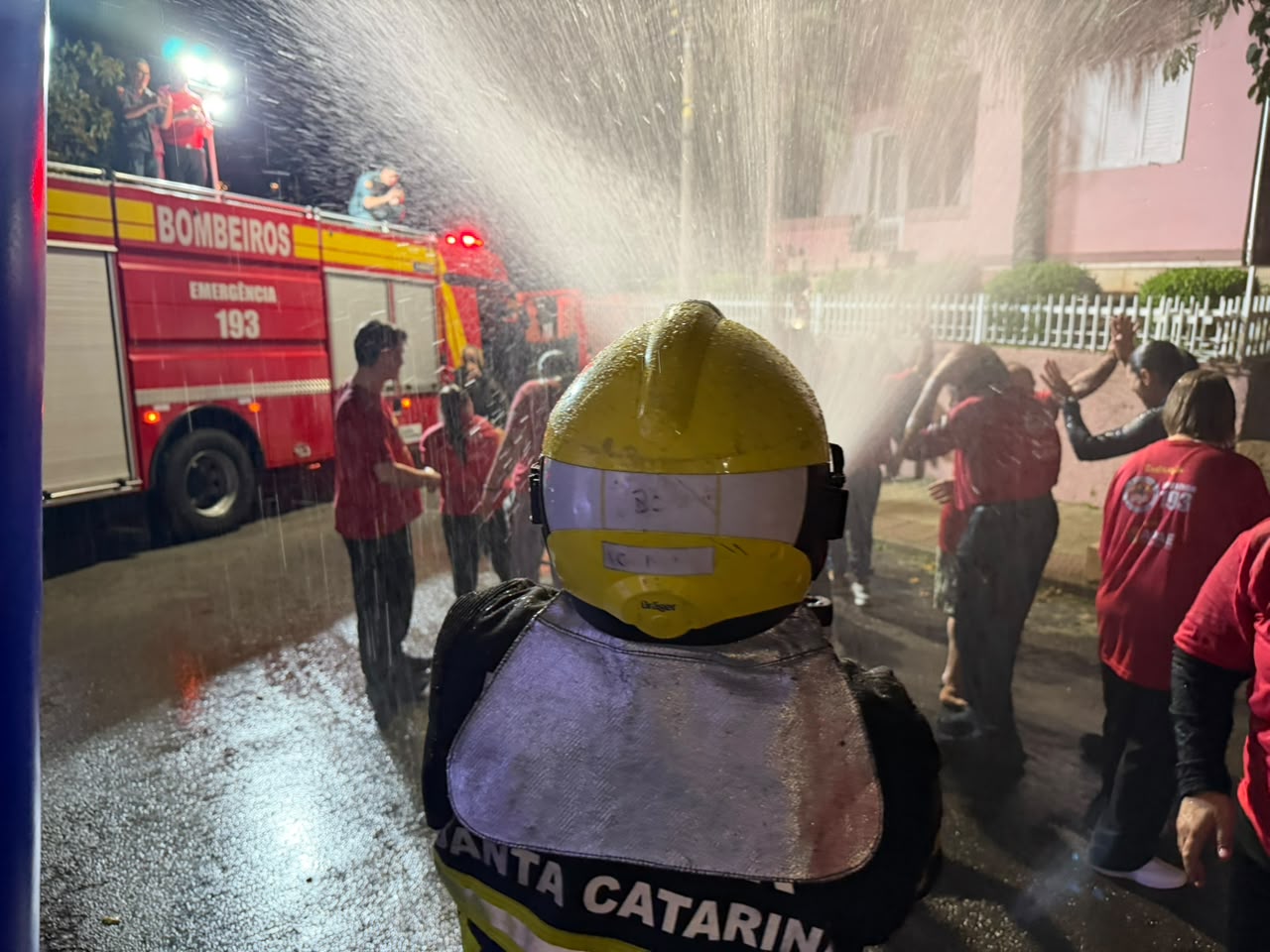 Bombeiro Mirim inclusivo em Santa Catarina